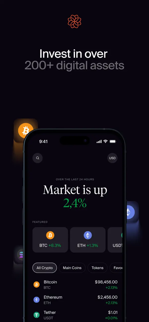 Screenshot #3 pour Rain: Buy & Sell Bitcoin