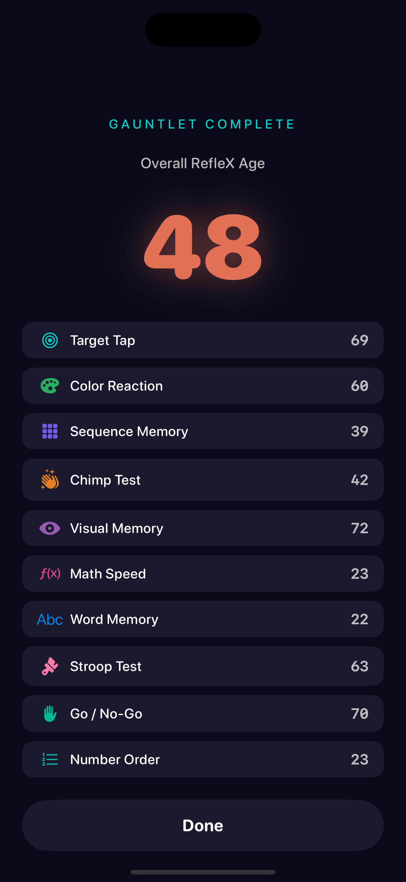 RefleX : Brain Speed Test screenshot 3
