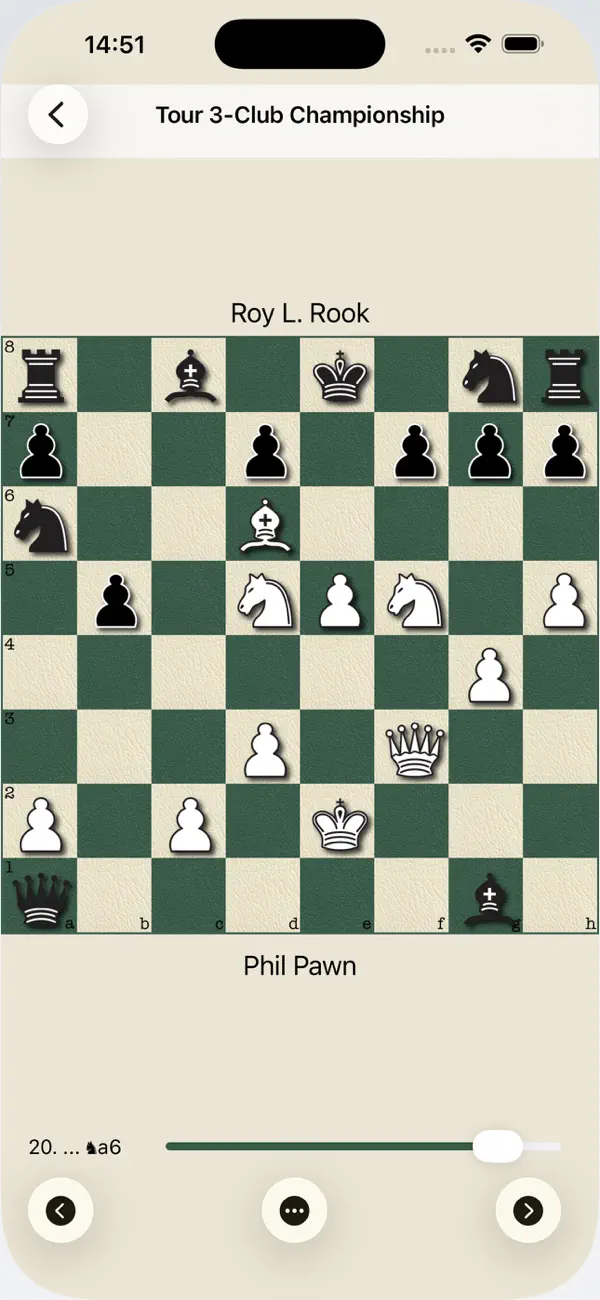 Screenshot #1 pour Chess Score Pad