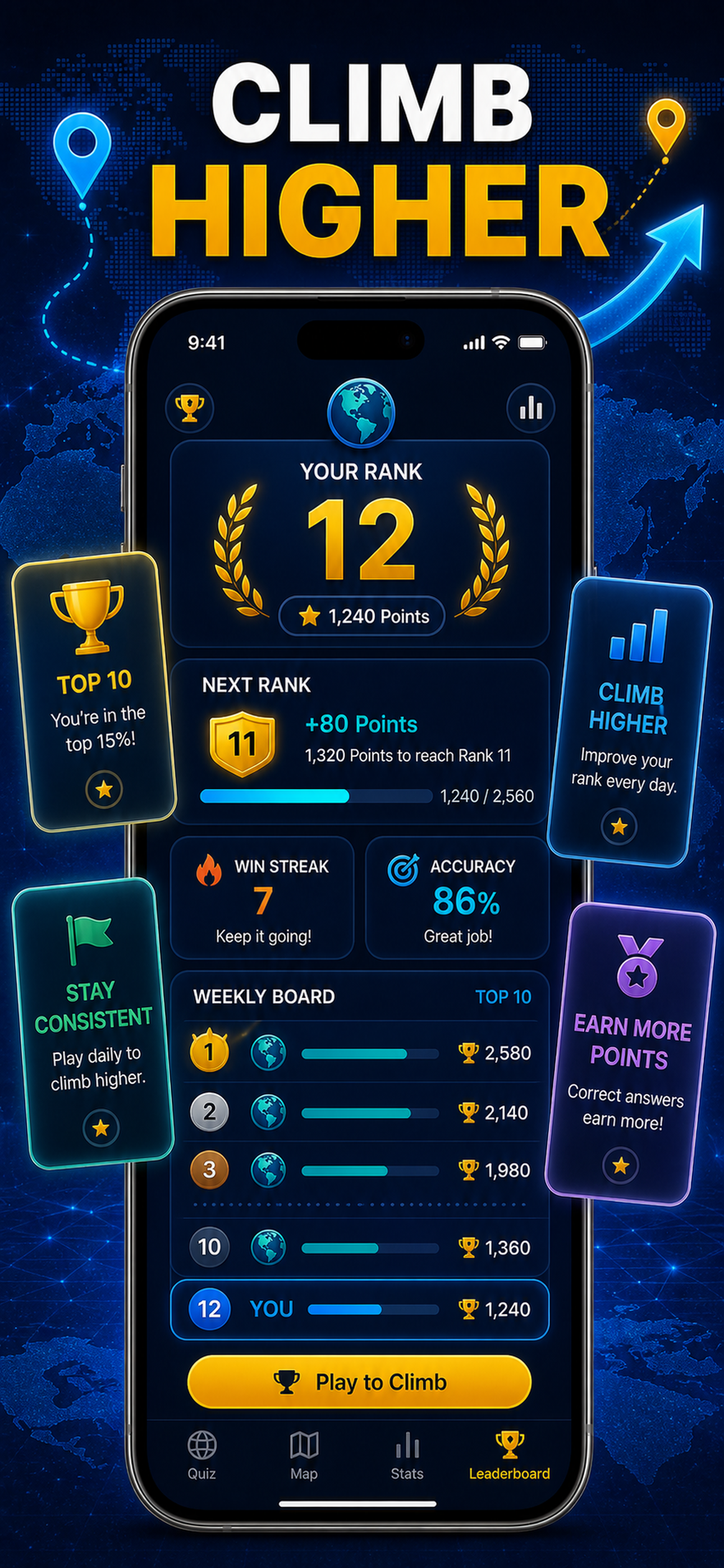 World Capitals & Flag Quiz screenshot 8