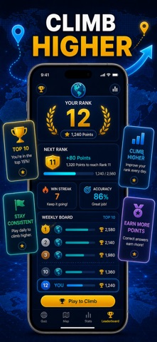 World Capitals & Flag Quiz Screenshot 8 of 10