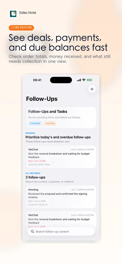 SalesNote: Customer CRM screenshot 3