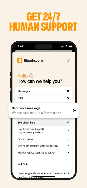 Bitcoin.com Wallet : capture d’écran 7 sur 7