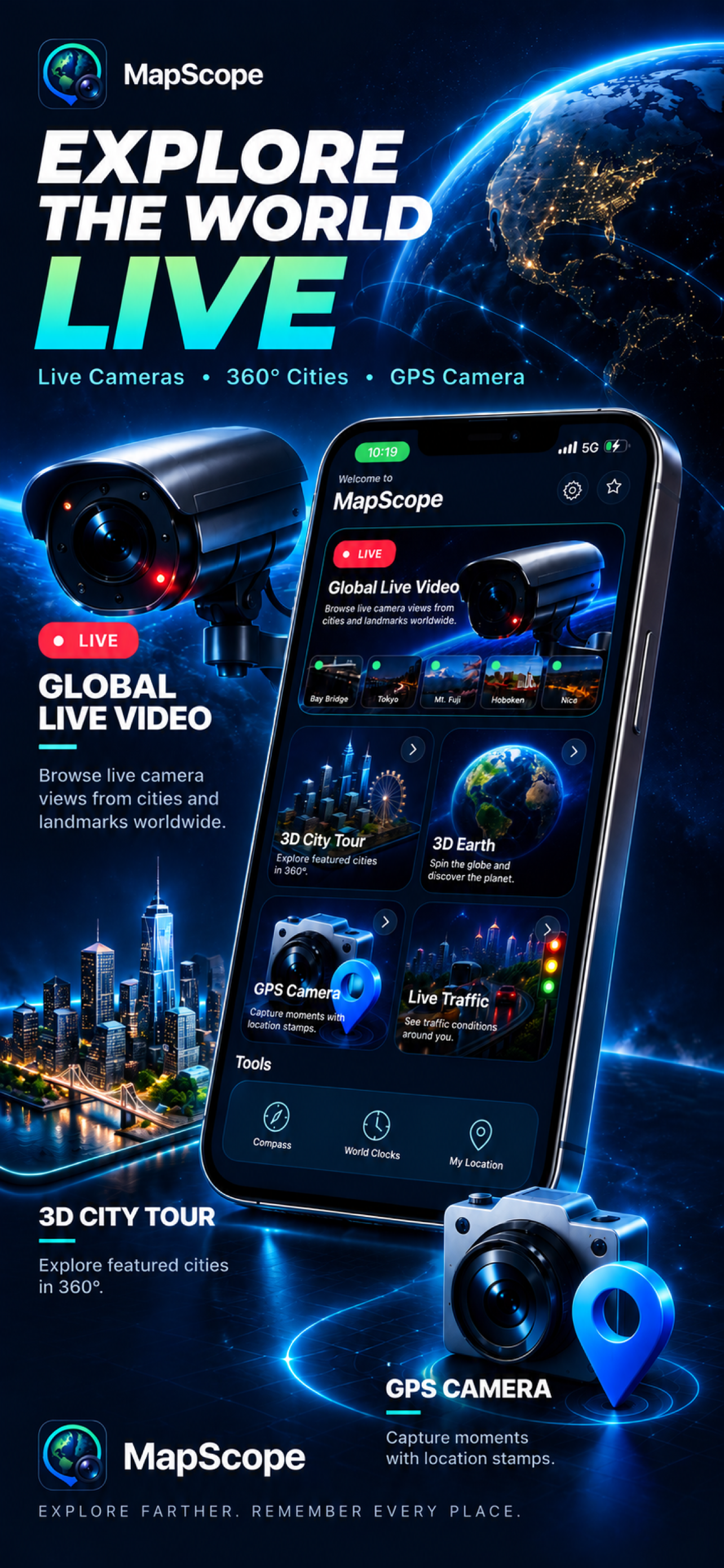 MapScope: Live Earth Cams