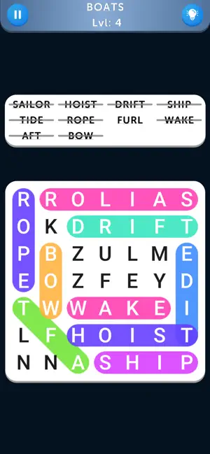 Word Search Hard screenshot 3