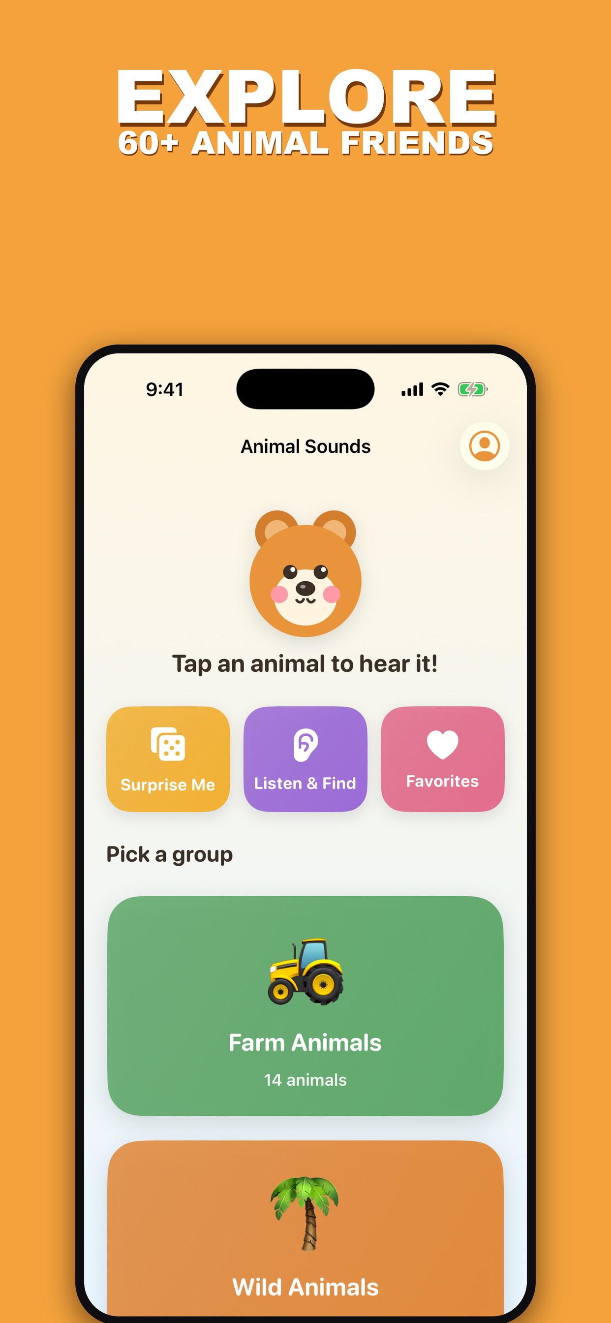 Screenshot 4 of Animal Sounds for Kids Play