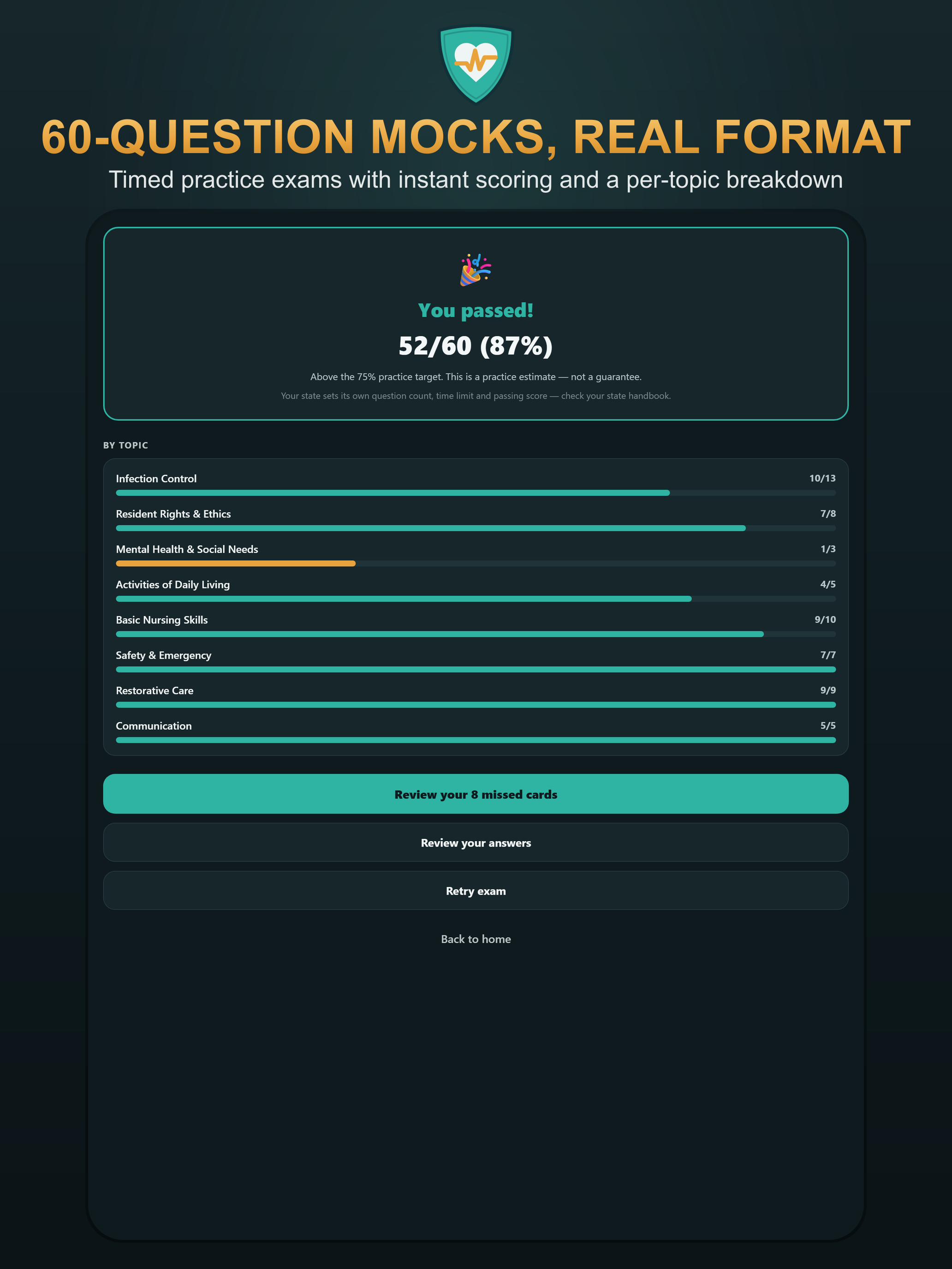 CNA Prep 2026: Practice Test screenshot 11