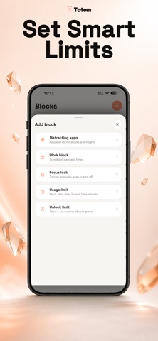 Totem: Screen Time Control iPhone screenshot