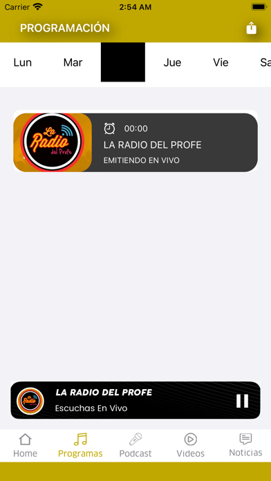 La Radio Del Profe Screenshot