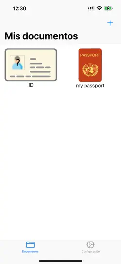Captura de pantalla de Docmark en iPhone 3