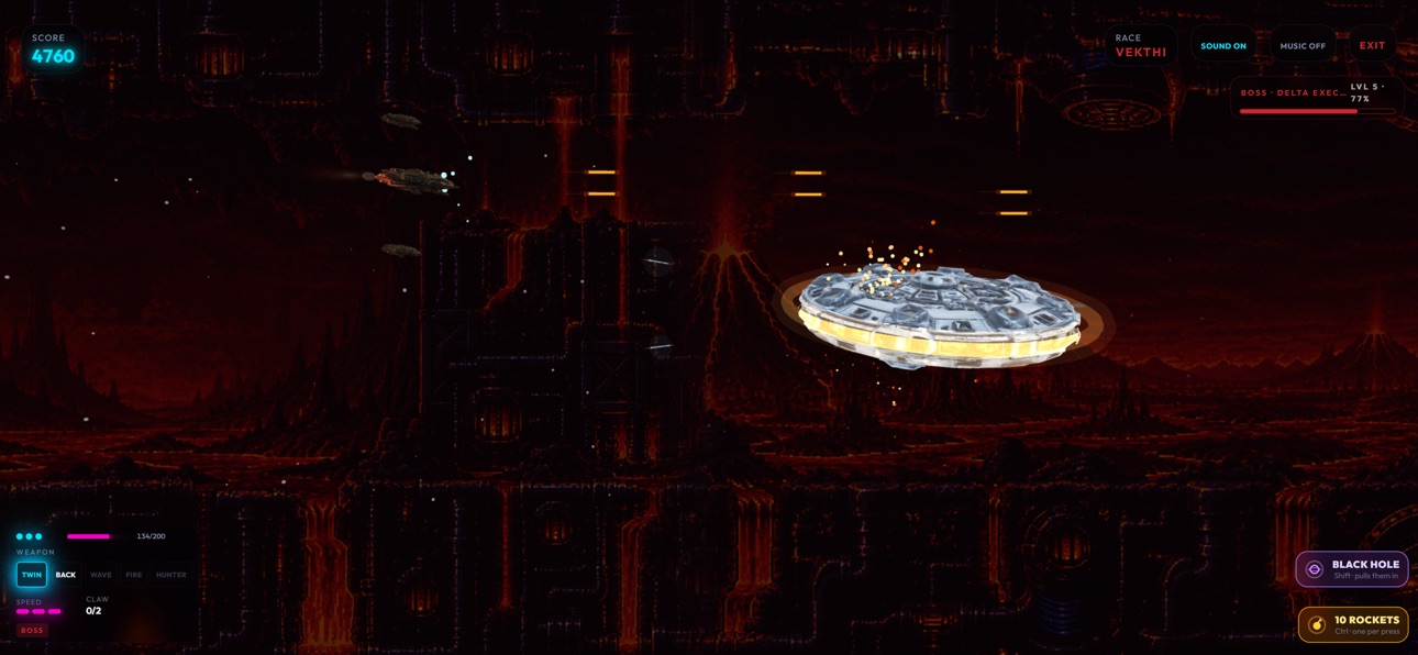 Screenshot 5 of Neon Star Shooter
