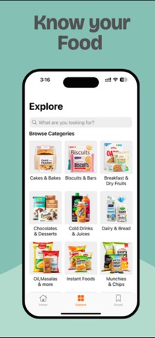 What2Eat: Know your Food iPhone screenshot