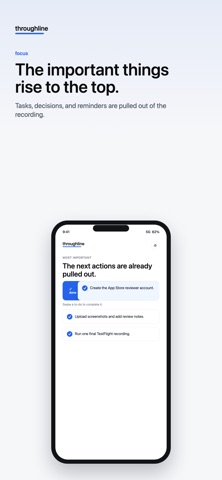 Throughline: AI Voice Notes Screenshot 5 of 6