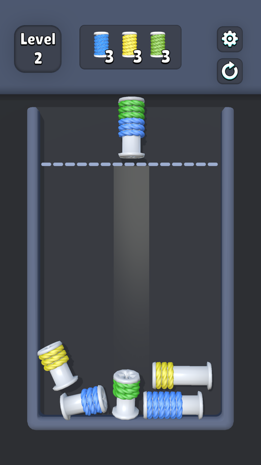 #4. KnitDrop (iOS) 由: ZiNKY OYUN YAZILIM ANONiM SiRKETi