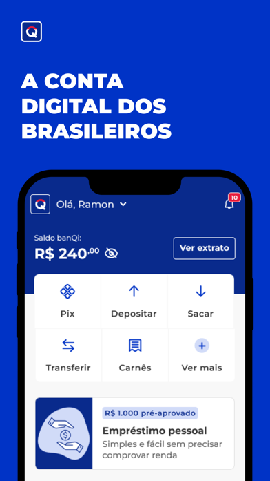banQi - Conta Digital Screenshot