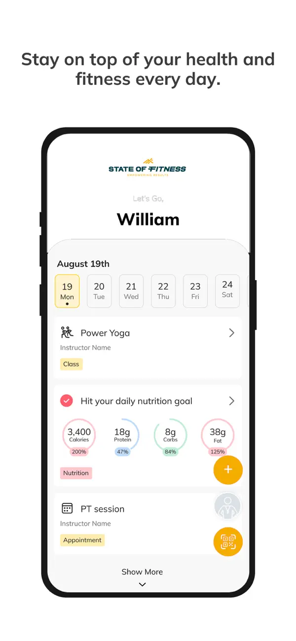 Screenshot #2 pour My State of Fitness