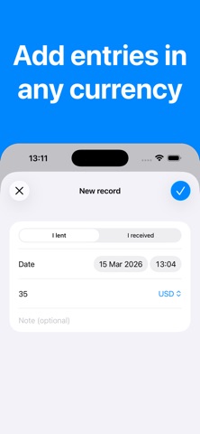 Zwroty: Debt Tracker screenshot