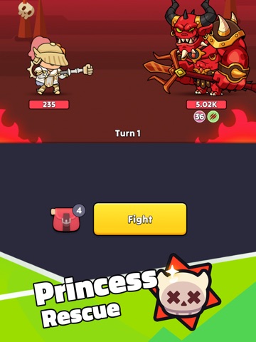 Bean Battle: Princess Rescue iPad screenshot