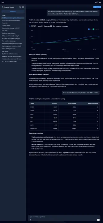 Finance Wizard Stock Market AI screenshot 1