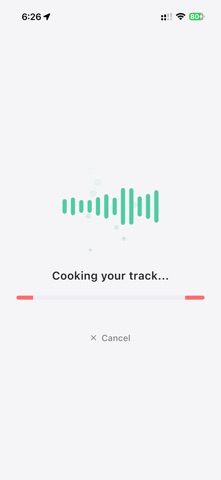 Music Kitchen - Local AI songs iPhone screenshot