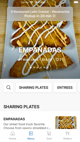 D Restaurant Latin Cuisine iPhone screenshot 2 - Food & Drink app