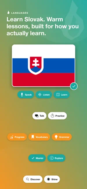 Learn Slovak - LingFast screenshot 1