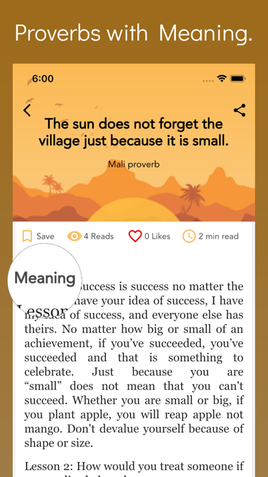 African Proverbs-Wisdom Quotes Screenshot