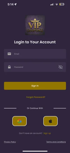 VIP Couponz screenshot 2