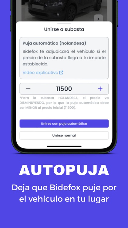 Bidefox: Subastas VO