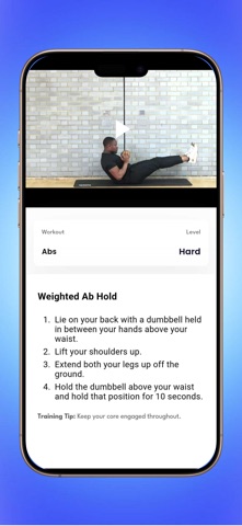 iXRCISE: Dumbbell Workouts Screenshot 5 of 7
