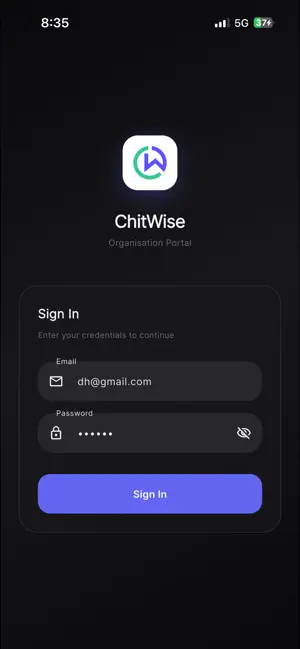 ChitWise screenshot 1
