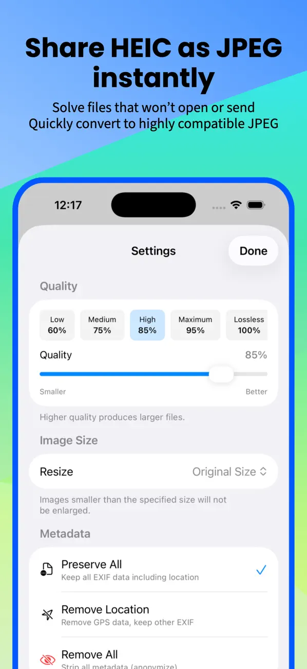 Screenshot #2 pour HEIC JPEG Converter – Easy