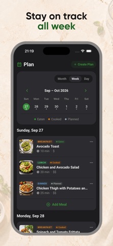 Meal Prep: Planner & Recipes Screenshot 6 of 8