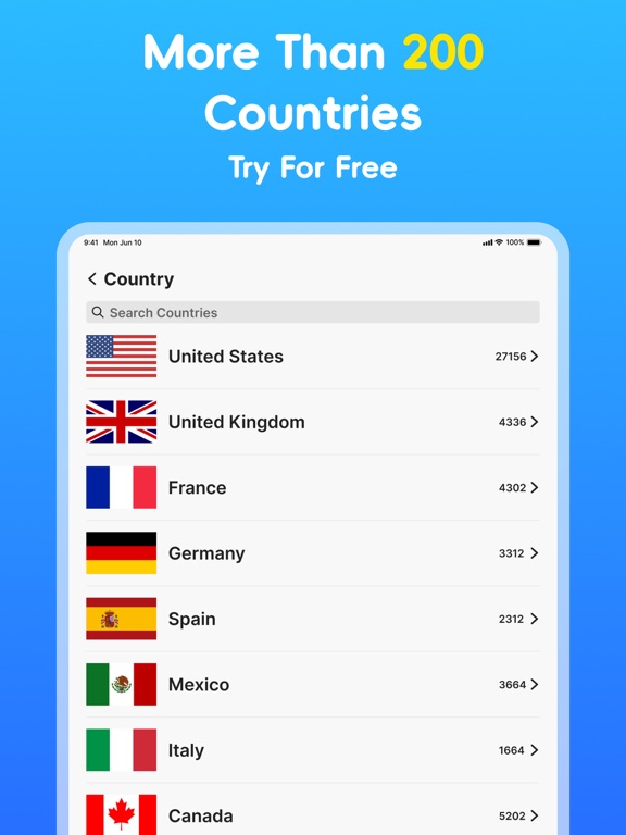 FM Radio – Live Stations iPad screenshot 6 - Music app