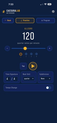 CaesuraLab: Band Practice Tool screenshot
