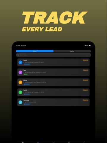 D2D Advancer: Sales & Lead CRM iPad screenshot