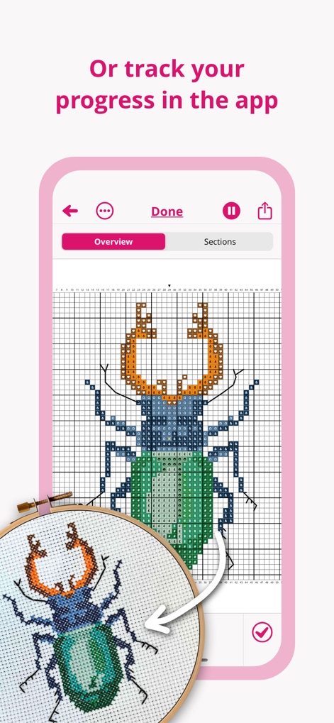 Stitchly: Cross stitch - Lifestyle App | MWM