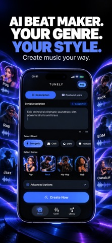 Tunely: AI Song Generator Screenshot 3 of 5