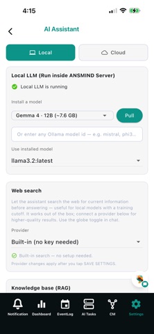 ANSMIND iPhone screenshot