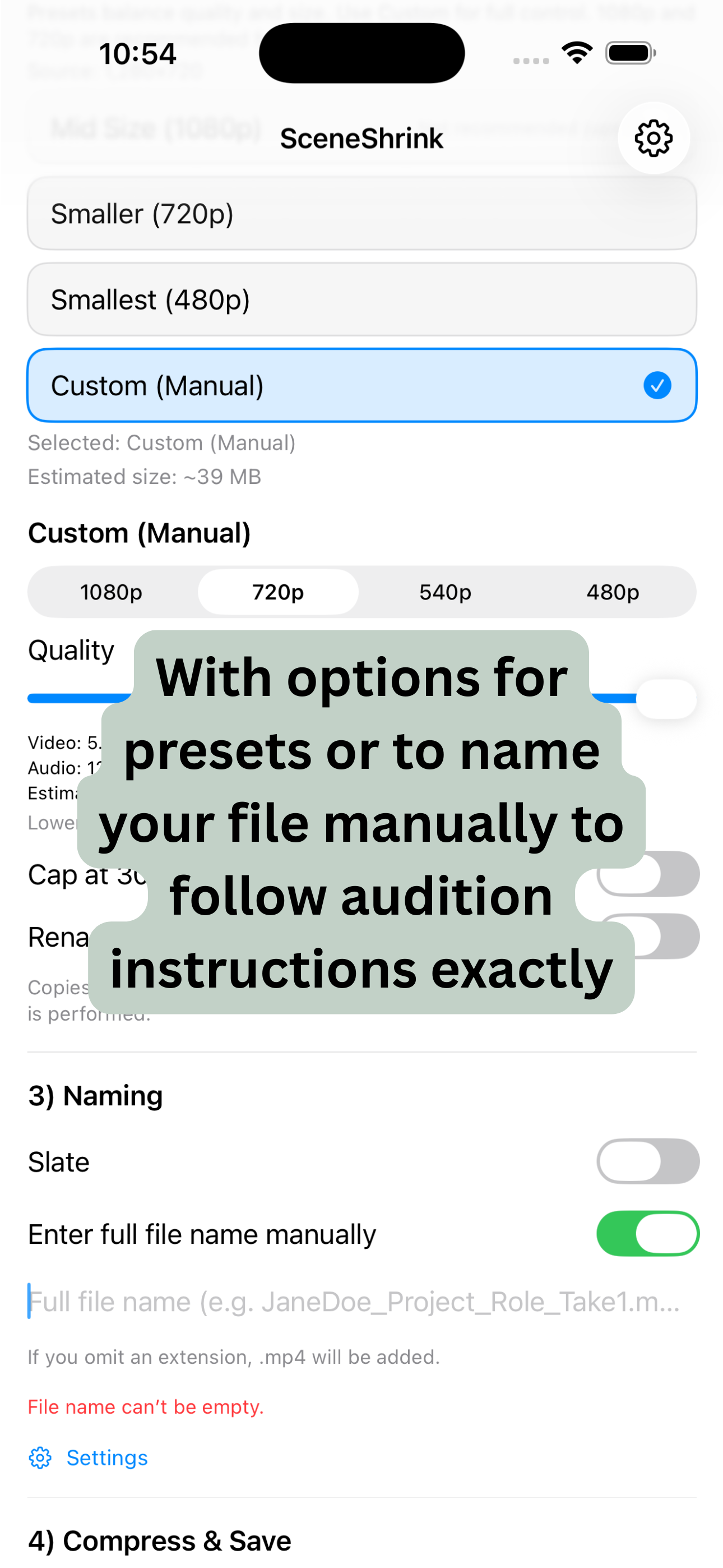 SceneShrink screenshot 9