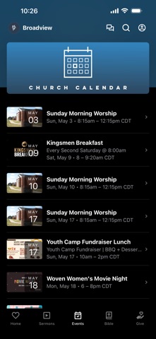 App screenshot