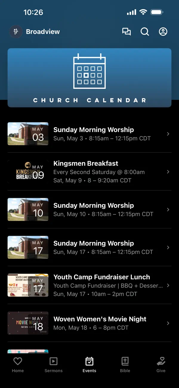 Screenshot #3 pour Broadview Baptist Church