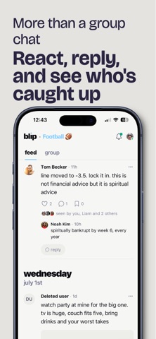 Blip: Private Friends Feed Screenshot 2 of 4