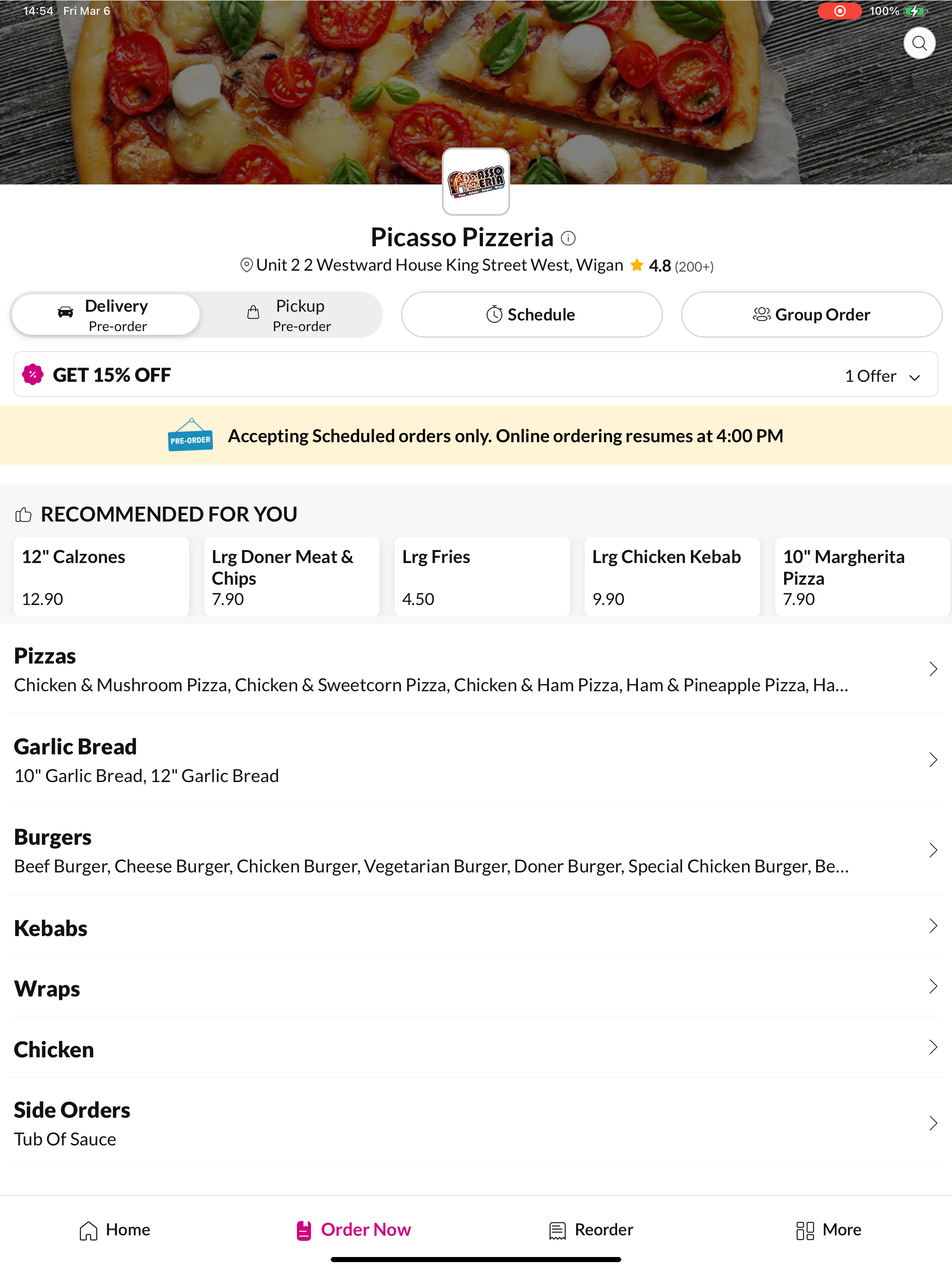 Picasso Pizzeria screenshot 6