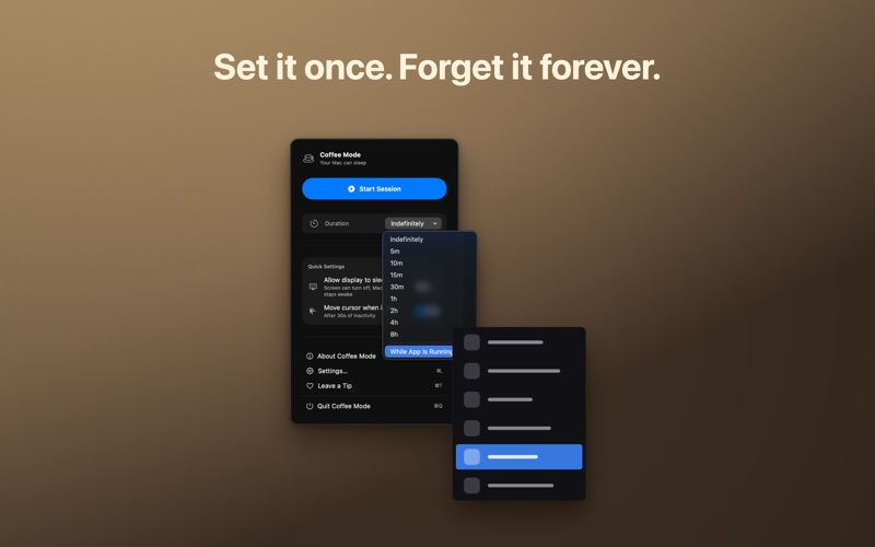 Coffee Mode app screenshot 2