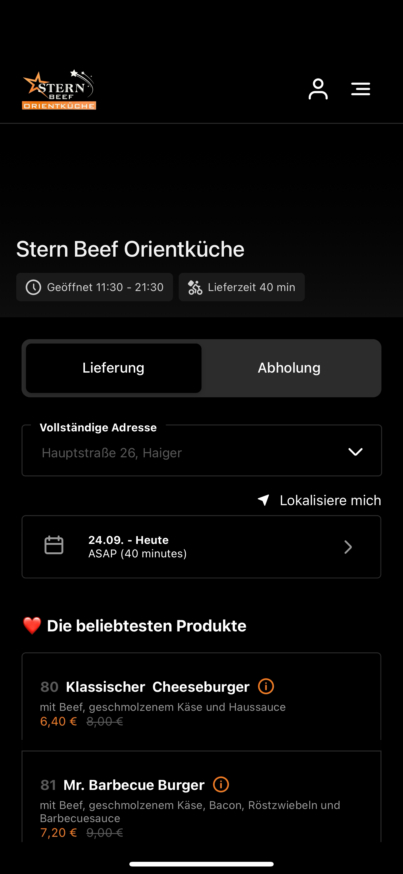 Stern Beef Orientküche screenshot 3