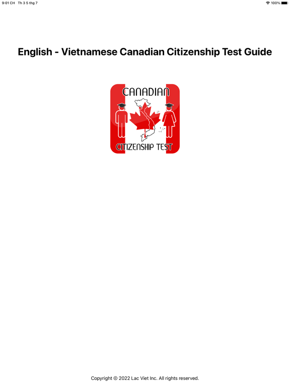 Screenshot #4 pour English-Vietnamese Citizenship