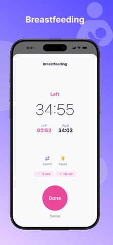 NapNap Baby - Sleep Tracker iPhone screenshot