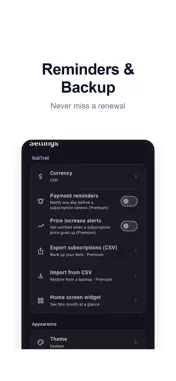 SubTrail - Subscriptions screenshot 4