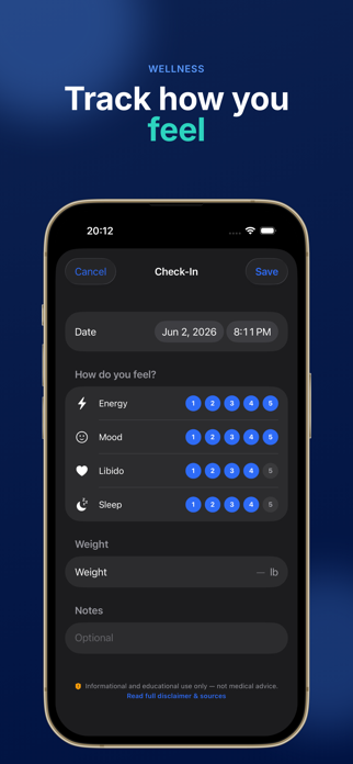 TRT Tracker: Log Testosterone Screenshot 9 of 10